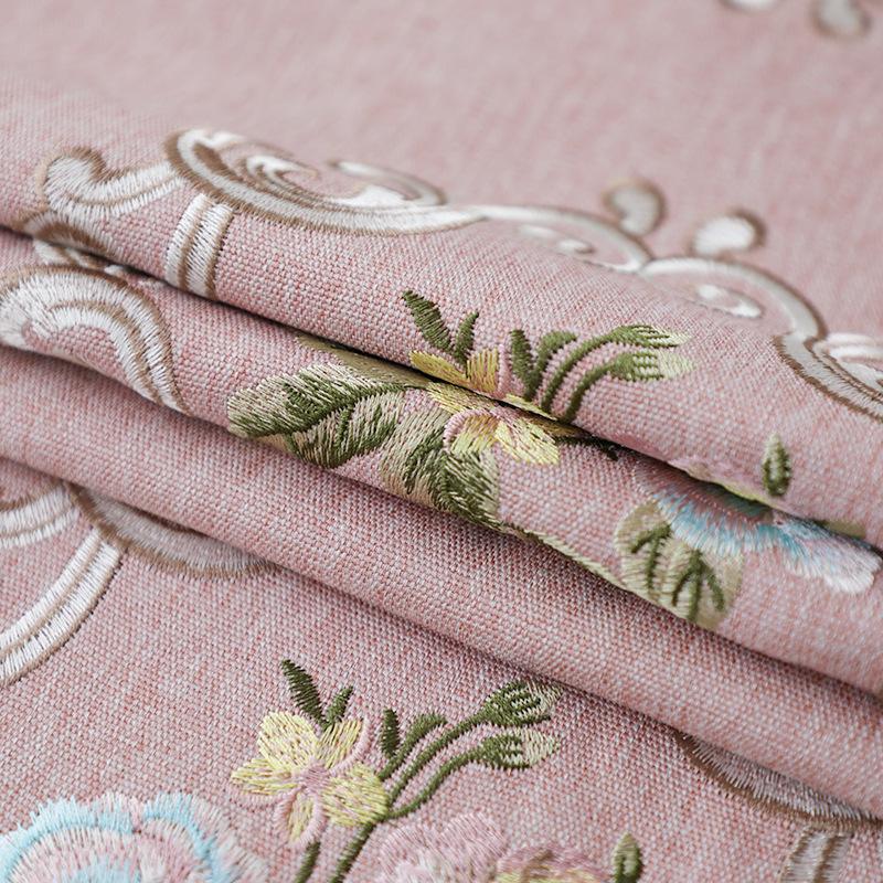 New Nordic Tablecloth Embroidered with Flowers Home Dining Table Cloth Rectangular Simple and Versatile Beautifying Decoration