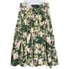 3.1 Phillip lim E241-35564TPP Green Floral Cotton Pleateddress 24 dress 0 greenUsed