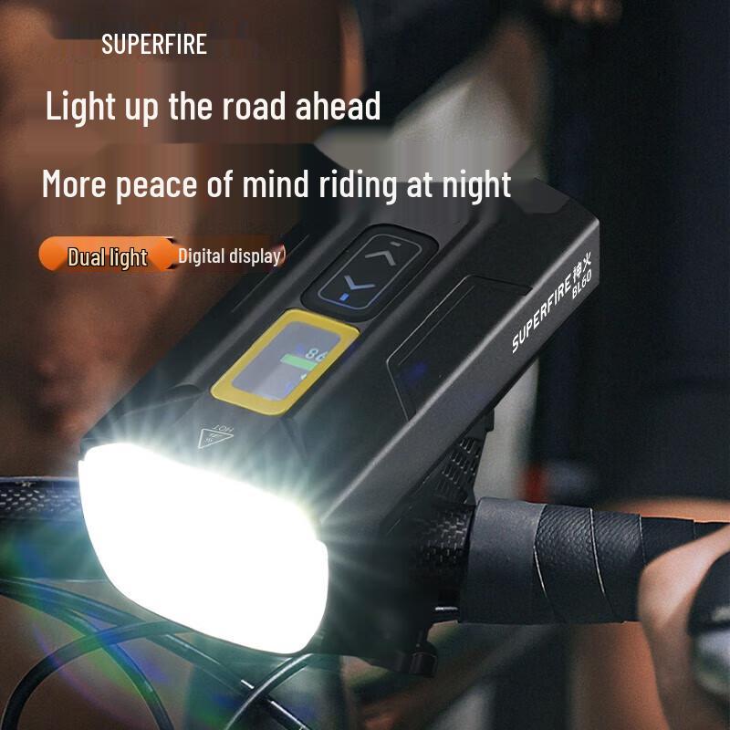 Shenhuo BL60 High-Power Ultra-Bright Bicycle Headlight & Flashlight