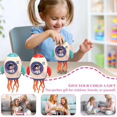 Magical Dancing Octopussound And Light Projection Electric Toy Twistingoctopus Decompression Educational Toy Spray Rocket