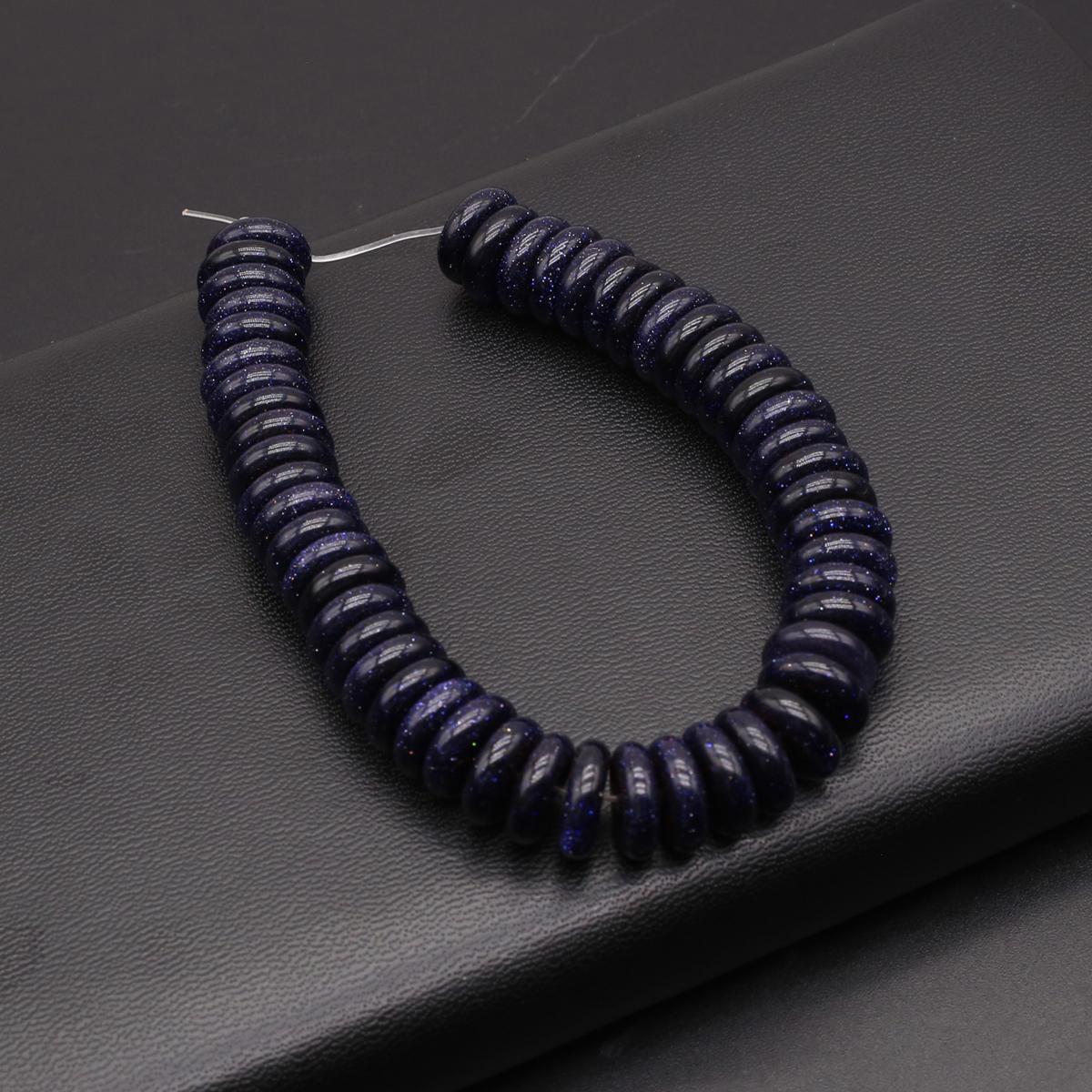 

Изолирующие бусины из натурального камня содалит/унакит в форме счеты для изготовления ювелирных изделий DIY ожерелье браслет серьги аксессуар Blue Sand/3x12mm