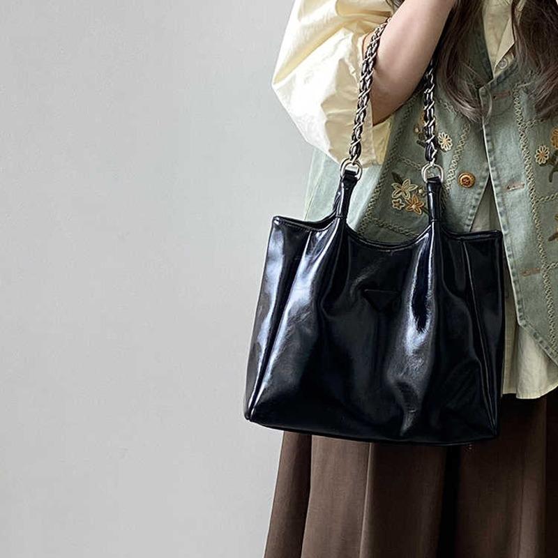 Tote bag new fashion women's bag large capacity chain bag versatile portable shoulder bag large bag