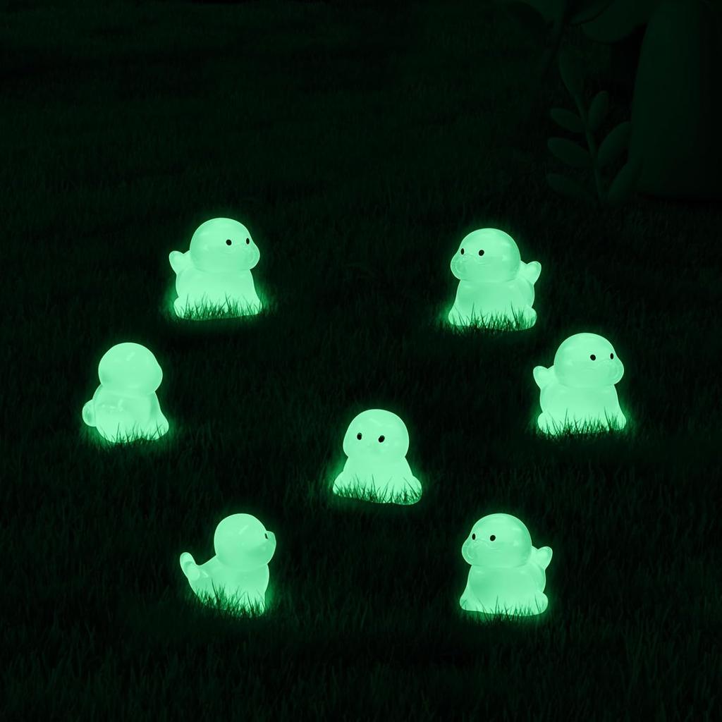 30Pc Luminous Mini Ocean Resin Tiny Sea Lion Figurines Marine Tiny Sea Animals For Dollhouse Aquarium Diy Crafts Garden Decor