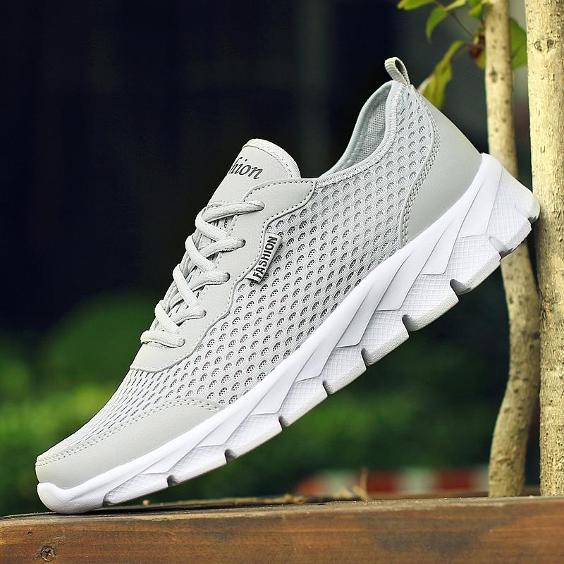 Summer Large Size Mesh Sneakers Casual and Light Running Mesh Shoes Thin Breathable