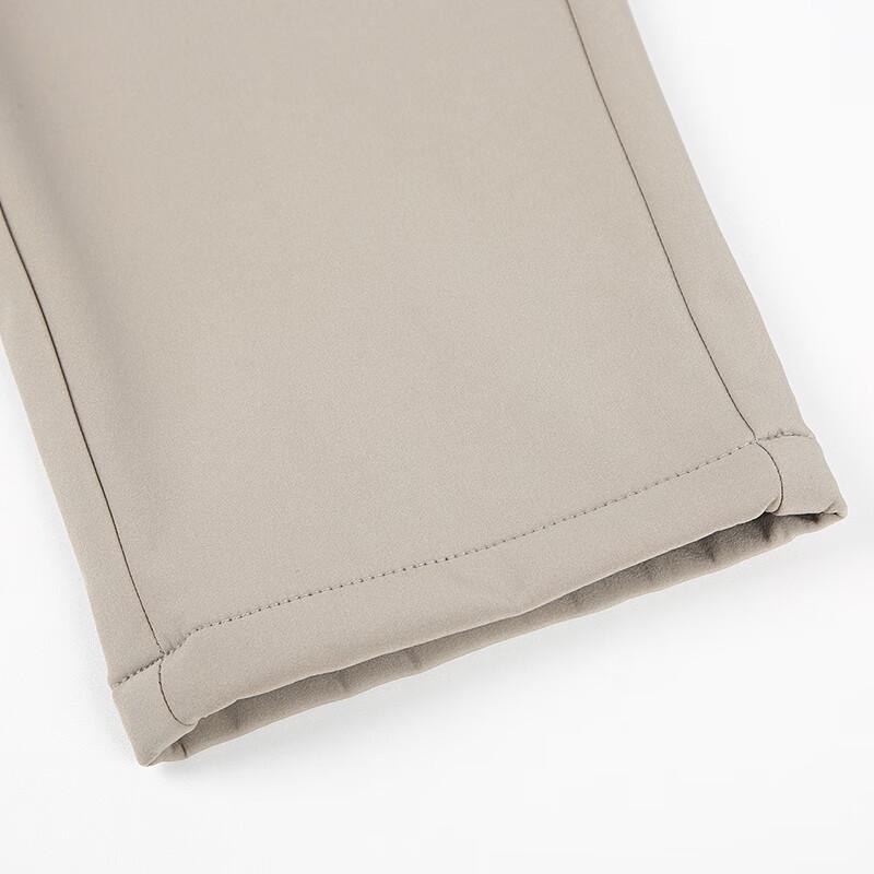 Men's Casual Straight-Leg Fleece-Lined Pants