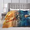 Battlefield 2042 Game Flannel Blankets  Soft Warm Throw Blanket for Couch Bed Travel Print Bedspread Sofa Bed Cover