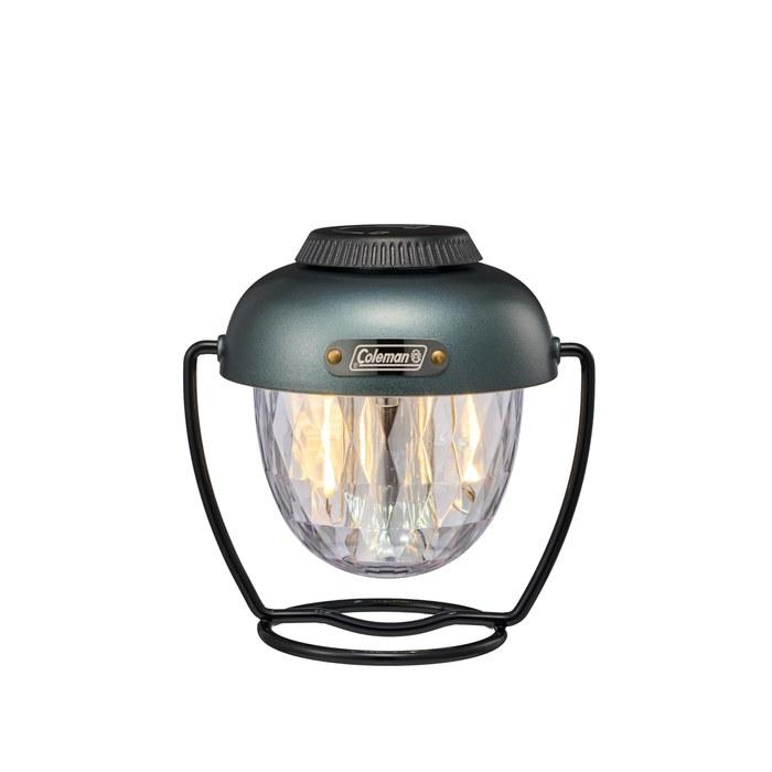 Coleman Camping Mini Vintage Lamp Green LED Rechargeable Outdoor Lantern