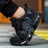 Rotary Button  Safety Shoes For Men, Anti-impact And Anti-piercing Work Shoes, Fashionable Men's Sports Shoes, And Safety Pro