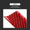 For Toyota Corolla 14-16 17-19 Red Carbon Fiber Console Gear Box Side Strip 2pcs