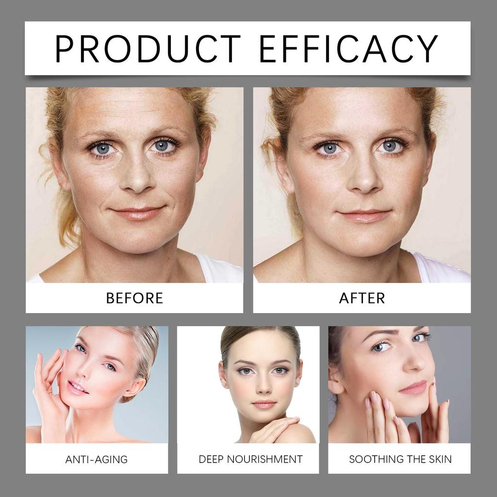 Retinol Anti-Aging Gesichtscreme Feuchtigkeitsspendend Kollagen Faltenentfernung Straffend Hautglättend Pflegend Glow Hautpflegecreme 50g