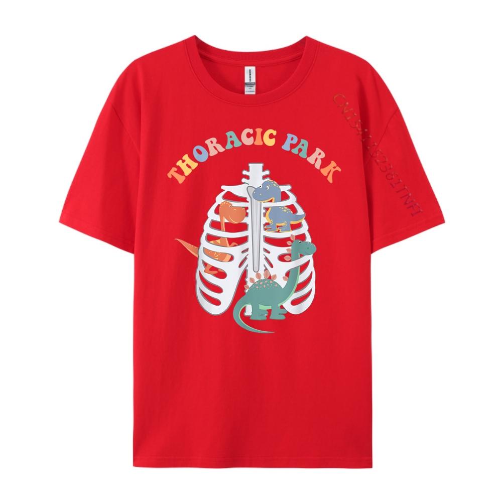 

Groovy Thoracic Musculoskeletal Park Funny Dino Nurse Funny Shirts Fashionable and Trendy Man Clothes Gothic Style S