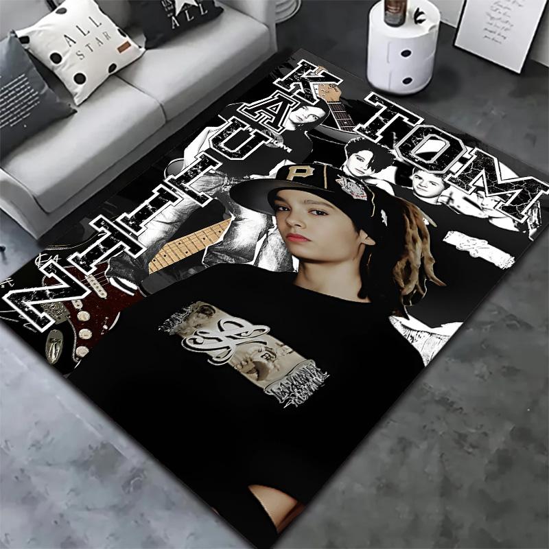 Tokio Hotel Tom Kaulitz Teppich Läufer Für Wohnzimmer Schlafzimmer Haus Sofa Dekoration Kinder Spielen Rutschfeste Bodenmatte