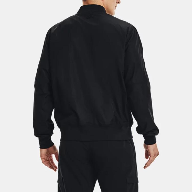Under Armour Curry Utility Casual Sports Basketball Jacket Men Jackets Black 1366632-001