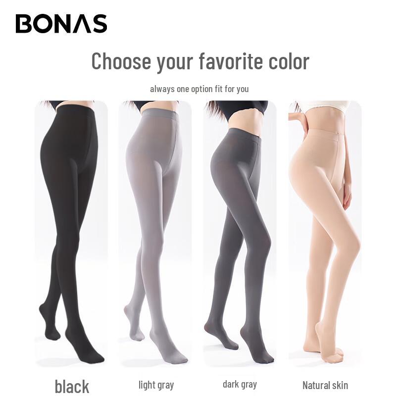 BONAS Women's 80D Illusion Warm Pantyhose
