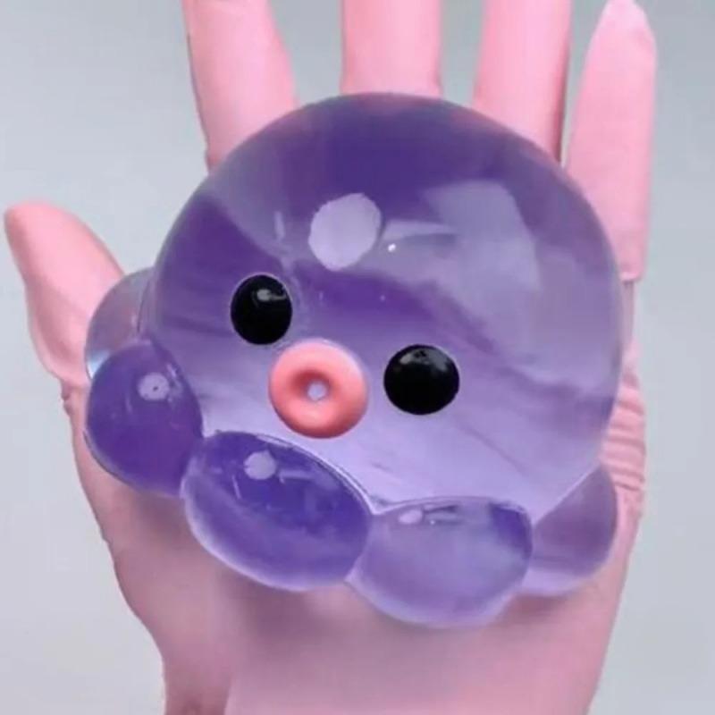 Squishy Bubble Pop Fidget Spielzeug, Knet-Sensorikball & Oktopus Popper, Anti-Stress-Spielzeug für Erwachsene Kinder, ASMR Spaß Partygeschenk