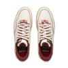 Li Ning 001 BTC 2 Slip Resistant, Abrasion Resistant, Breathable Low Top Skateboard Shoes Unisex White Red AGCV019-1