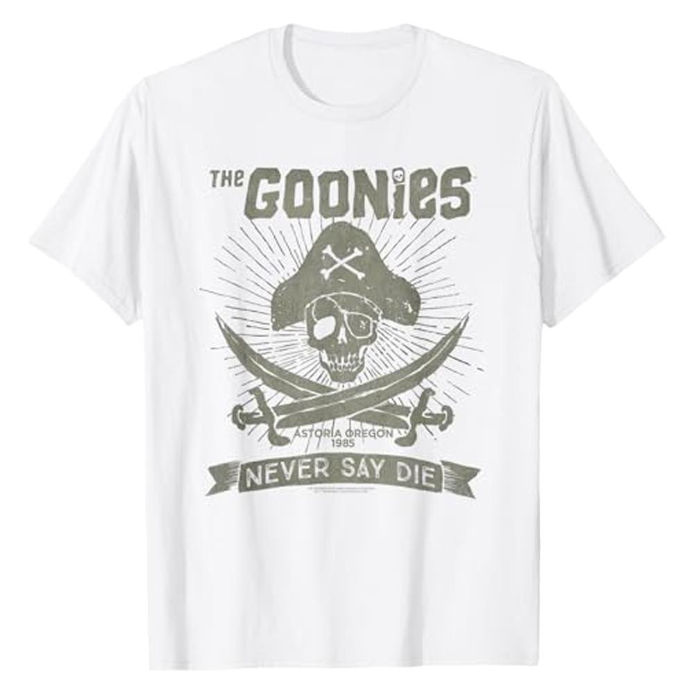 The Goonies Unisex Adult Never Say Die T-Shirt