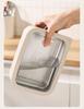 Korean Square 304 Stainless Steel Lunch Box with Airtight Glass Lid - Microwave Safe
