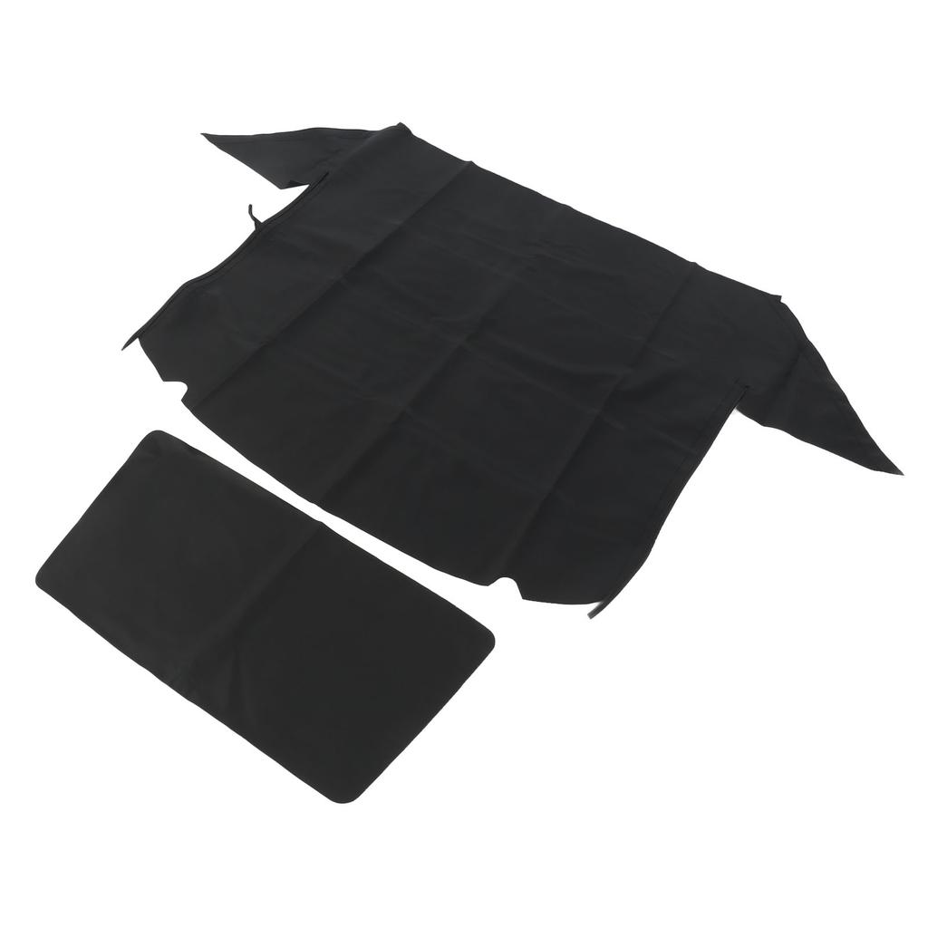 Black Convertible Soft Top Canvas Abrasion Resistant MB03 22 Replacement for Benz R129 SL Bodies 1990 To 2002