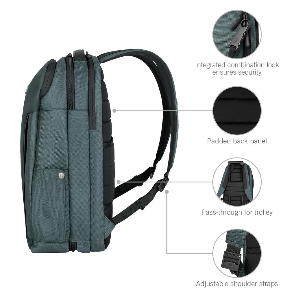 Victorinox Altmont Professional Deluxe Travel Laptop Backpack with Detachable Lightweight and Ideal for Business Trips and with Dedicated Compartment