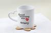 Basenji, African bush dog, Congo dog - cup with a dog, adorable cup with a heart-shaped handle, universal gift from the Art-Dog brand