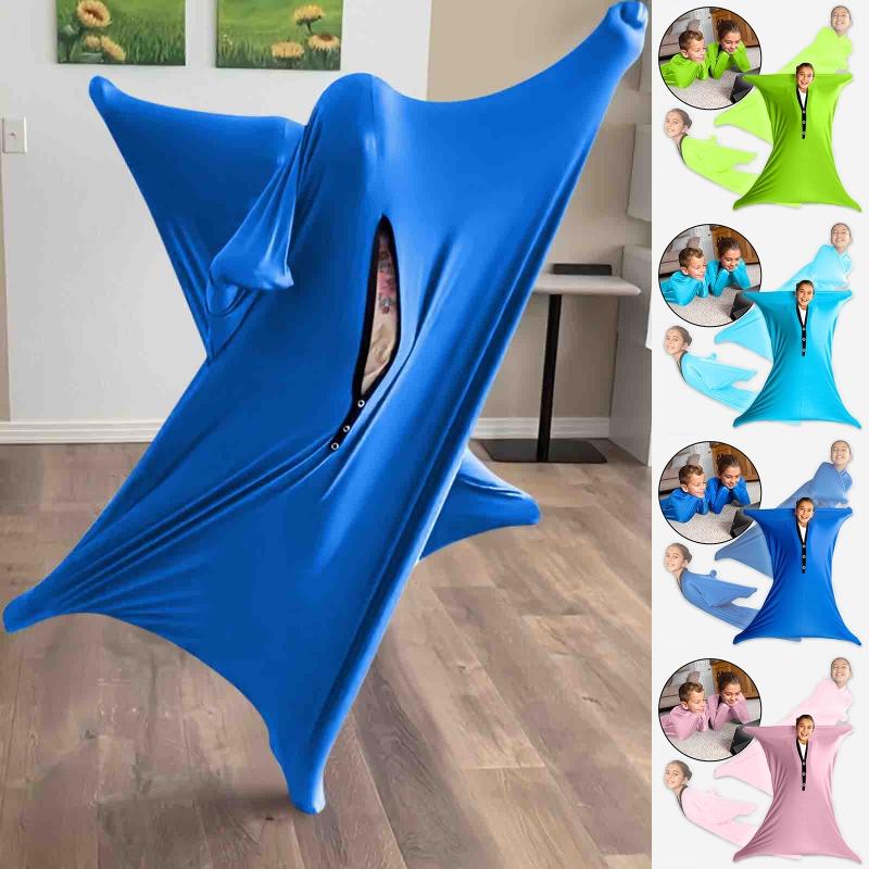 Sensory Sack Medium Body Sock Calming Therapy Blanket Magic Bag Kindergarten Sports Game Clothing Sensory Training Toy Body Sock