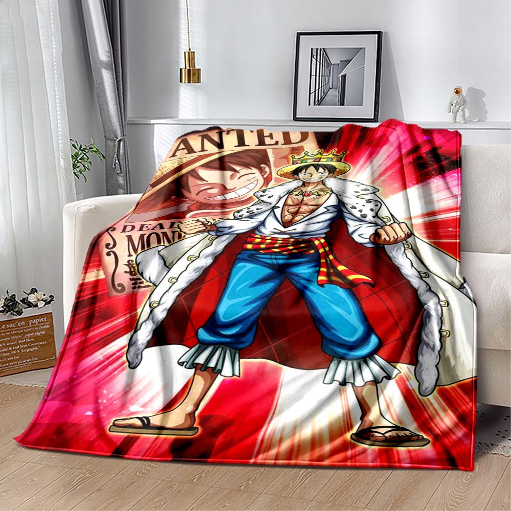 One Piece Adventure Suitable Blanket for Offices, Travel, Living Rooms Also a Good Gift for Friends and Family Suitable for All Seasons.