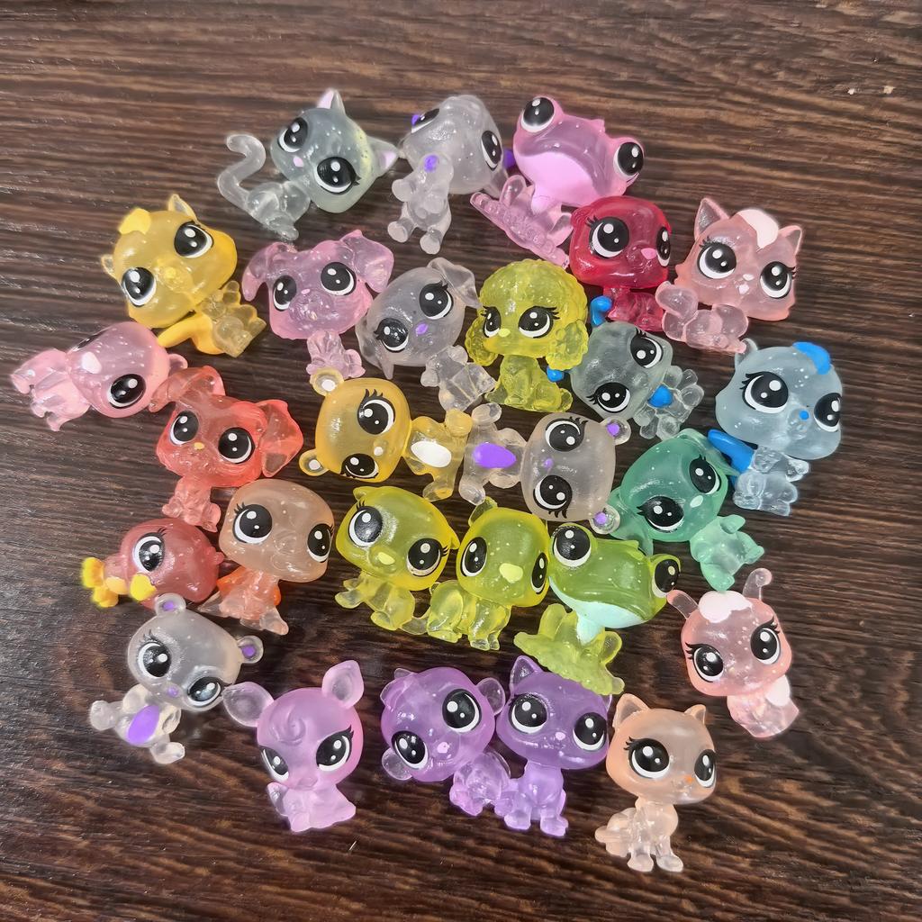 10PCS Littlest Pet Baby Tiniest Mini Figure Original Super Tiny Animal Sheep Bird Bunny Kids Toy Collectibles