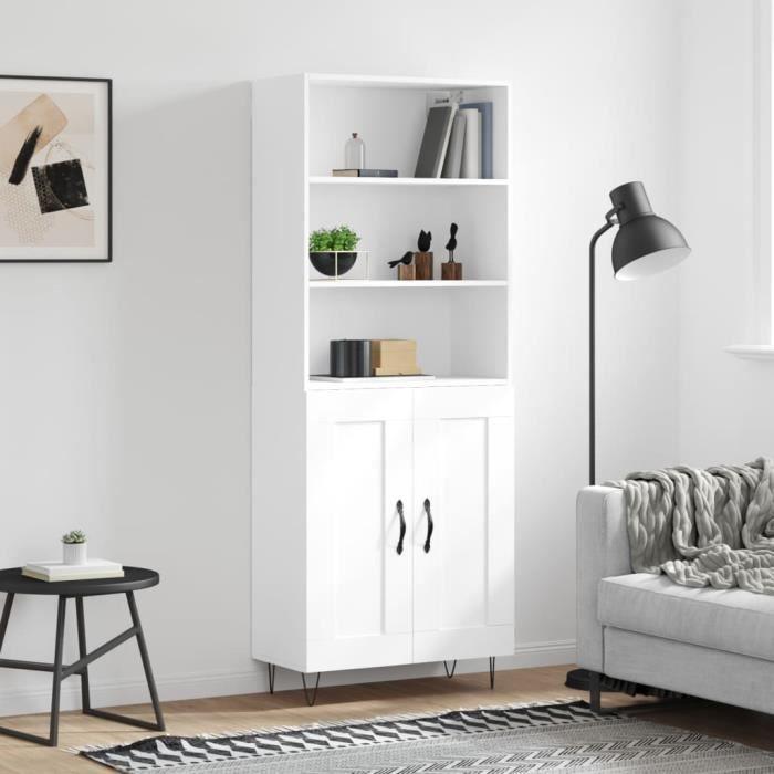 VidaXL Highboard White 69.5x34x180 Cm Engineered Wood 3189949