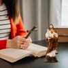 Decorazione Tavolo Gesù da 8,2 Pollici Statua Cristiana in Resina Per Stanza della Preghiera Esposizione Cerimonia Soggiorno Chiesa Interno Camera da Letto Libreria