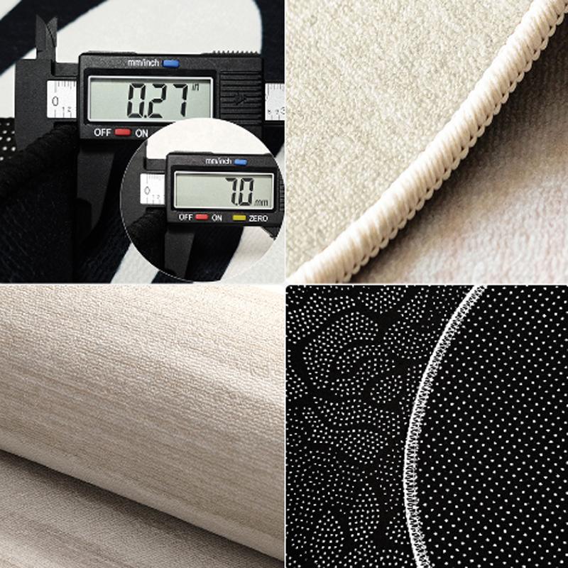 Cartoon Pattern Large Area Floor Mats, Living Room, Sofa, Bedroom, Bedside Rugs, Non-slip, Wear-resistant, Easy-care, Soundproof