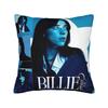 American Singer Tour BBillie EEilish Square Pillow Case Cushion Covers Customized Polyester Decorative Throw Pillow Case Cover