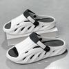 Fashion Casual Thick Bottom Slip-On Slippers Breathable Anti-Slip Summer New Style for Couples Outdoor Wear Comfortable EVA Material