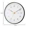Interform INC. Onnela Wall Clock CL-4022BK with Sweep Movement