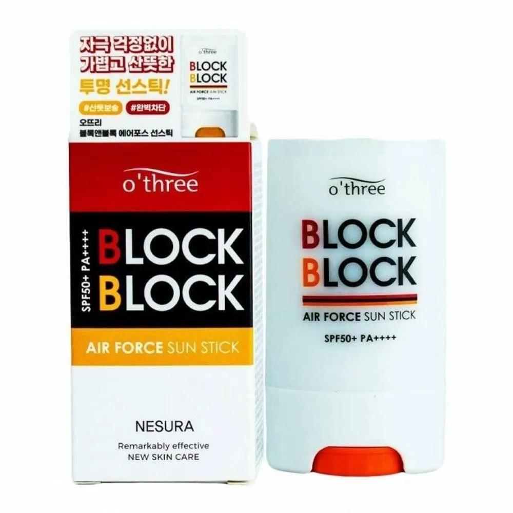 20g SPF50+ PA++++ Block & Block Sun Stick o three
