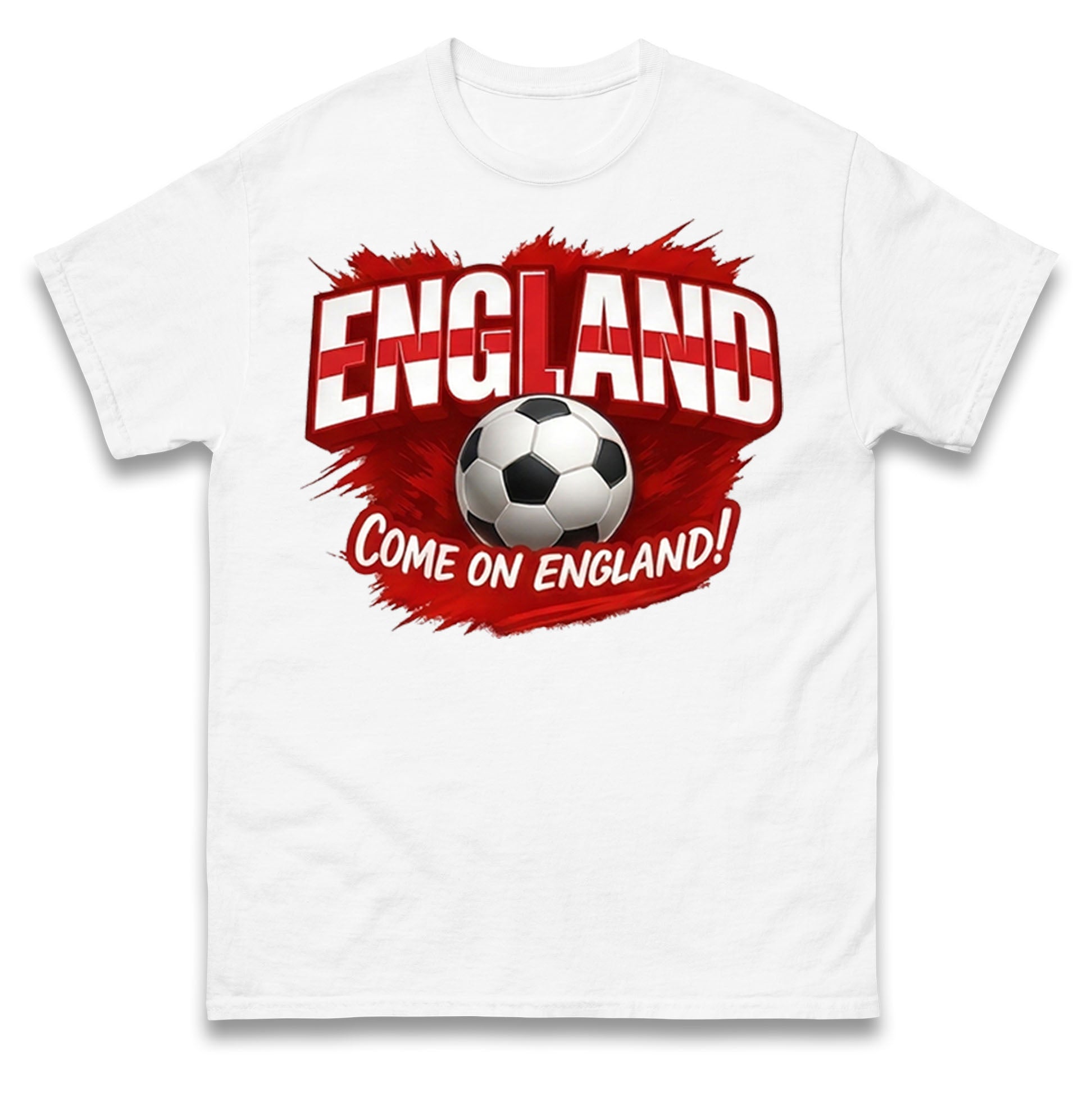 England Come On England T Shirt Tshirt Mens Womens Unisex Tops Tees L