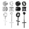 1-12 Paires Boucles d'Oreilles Magnétiques Mode Clous d'Oreilles Boucles d'Oreilles Faux Boucles d'Oreilles Cadeau pour Hommes Femmes Bijoux