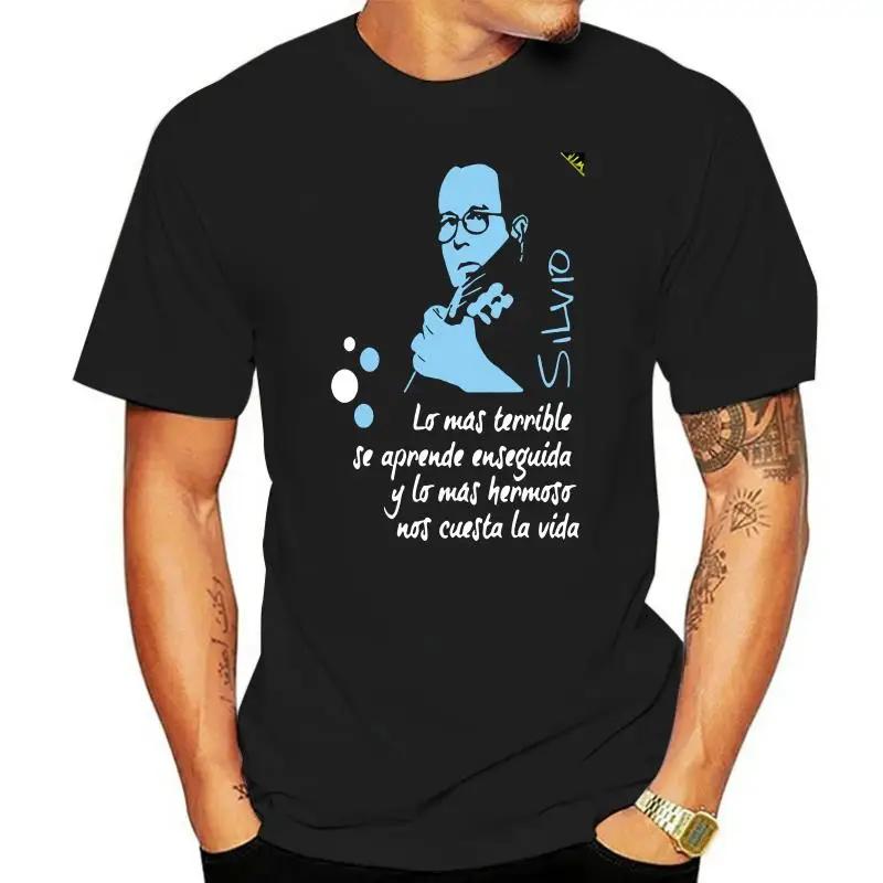 

Cotton fashion 2022 trend T-shirt Printed crew neck short sleeve casual The Great Silvio Rodriguez T Shirts Men Printing 5XL різнокольоровий