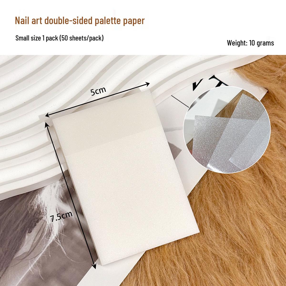 

Tearable, Waterproof Dual-sided Palette for Mixing Color and Gel – Ideal for Nail Art and Stirring Powders.