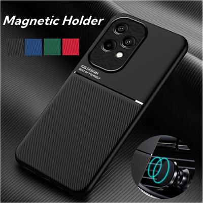 Rugged Non-Slip Case for Honor 200 Lite 90 70 Protective Cover For Honor 200 Pro Car Magnetic Suction Holder Coque Fundas Capa