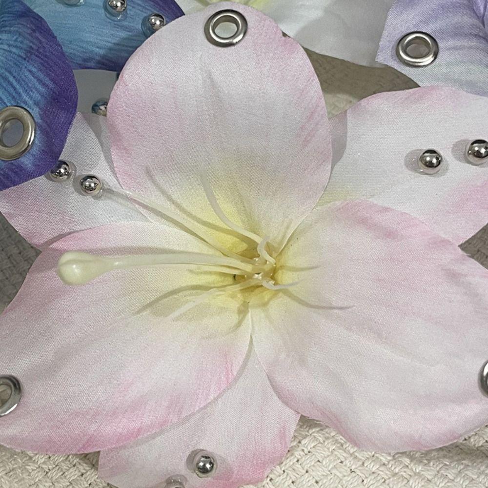 Keychains Imitation Flowers Pendant Keyring Bag Pendant Key Hanging Flower Keychain  Gift Jewelry