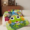 Anime K-Keroro G-Gunso Throw Flannel Throw Blanket, Lightweight Cozy, Durable Washable cute Cool
