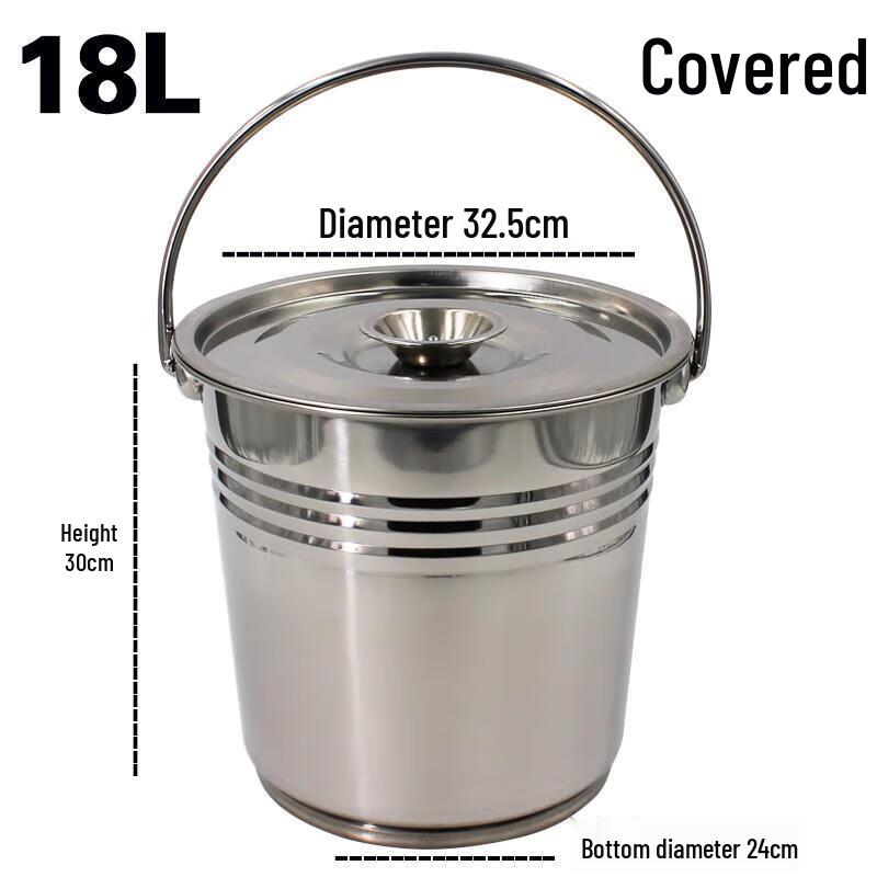 Outdoor Water Storage Bucket with Lid