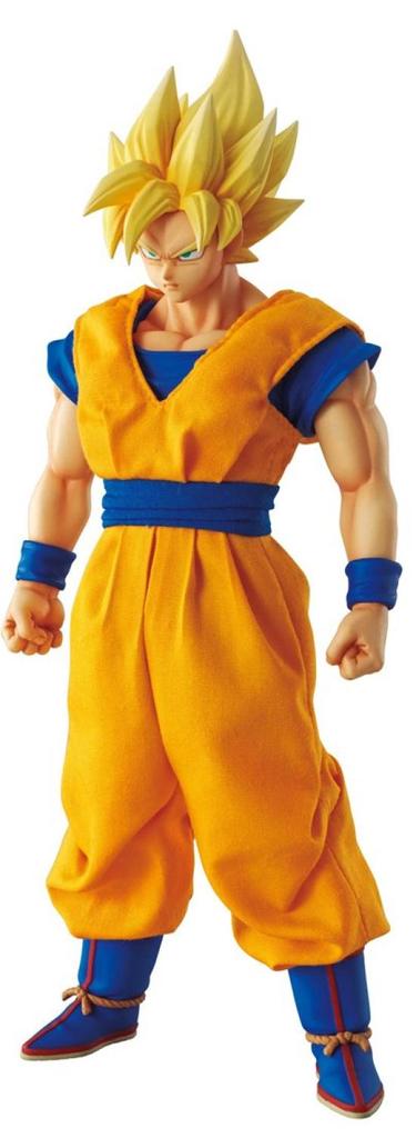 Dimension of Dragon Ball Super Saiyan Son Goku, approximately 210mm, ABS & PVC & fabric painted finished figure