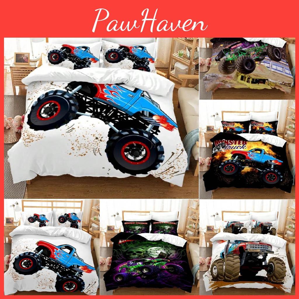 Monster Jam Bedding Set Single Twin Full Queen King F1 Bed Duvetcover Bedroom