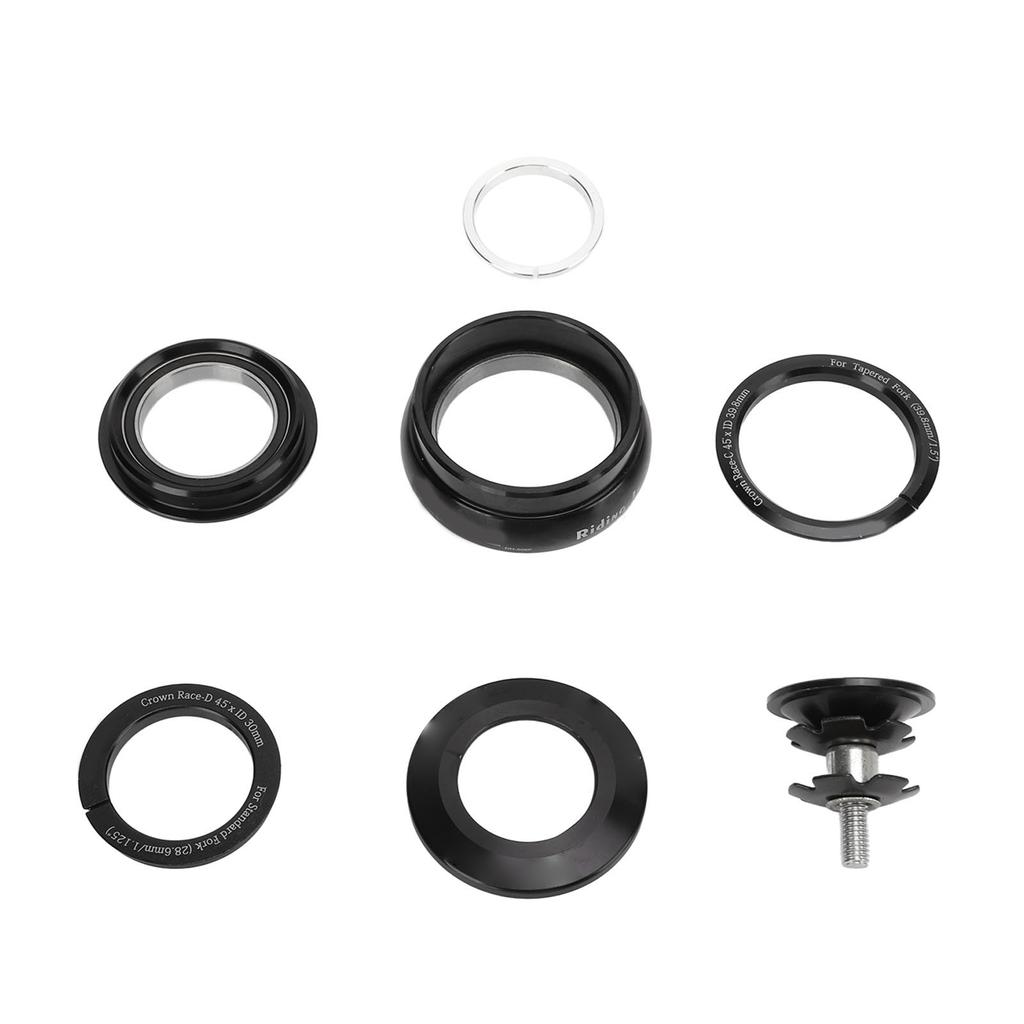 Bike Bearing Headset Aluminum Alloy Bicycle Headset for Small Tapered Tube 44?50.6mm Front Fork