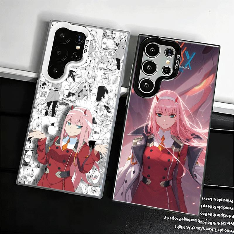 Darling Zero Two 02 Anime Shockproof Phone Case for Samsung Galaxy S26 Edge S25 Ultra S24 FE S23 Plus S21 Cover Anti Fall Fundas
