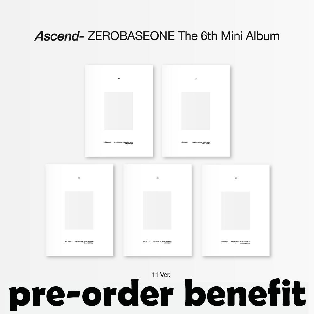 Предзаказ ZEROBASEONE 6-й мини-альбом Ascend - 11 вер. Random & applemusic POB
