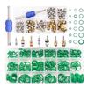 Car AC Service Kit 40pcs/102pcs Valve Cores + 270 O-Rings + Tools R12/R134a Compatible Nitrile Rubber Seals for Repair, Maintenance