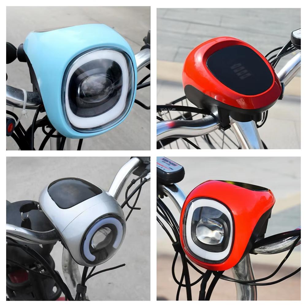 Universelles 48V60V Elektrofahrzeug-Anzeigeninstrument Scheinwerfer Integrierter Hupenschalter Batteriestandanzeige Licht Großes Motorrad Zubehör Schloss Auto W7D0